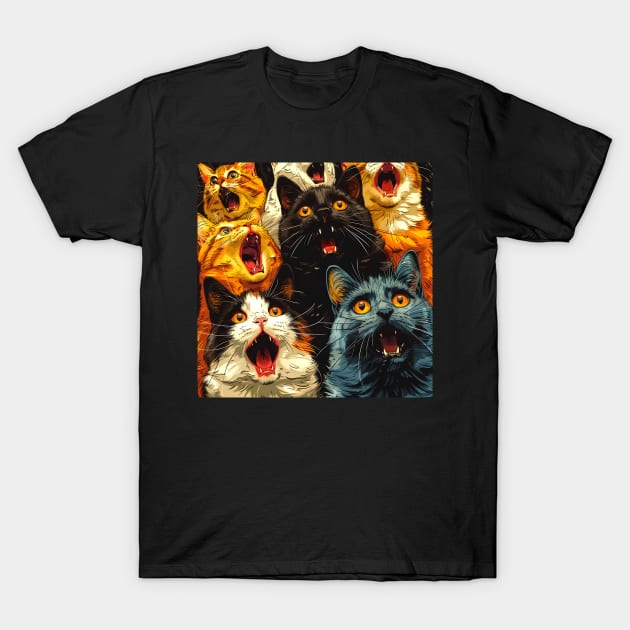 Scaredy-cats T-Shirt by Ritvik Takkar